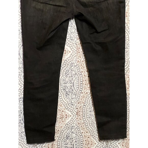 Mossimo Denim High Rise Jegging Crop Size 6 Power Stretch Black - Picture 7 of 9